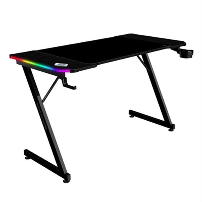 Mesa de Escritorio Gaming Mars Gaming ESCRITORIO ERGO RGB Negro 120 x 60 cm 0 Mesa de Escritorio Gaming Mars Gaming ESCRITORIO ERGO RGB Negro 120 x 60 cm 0