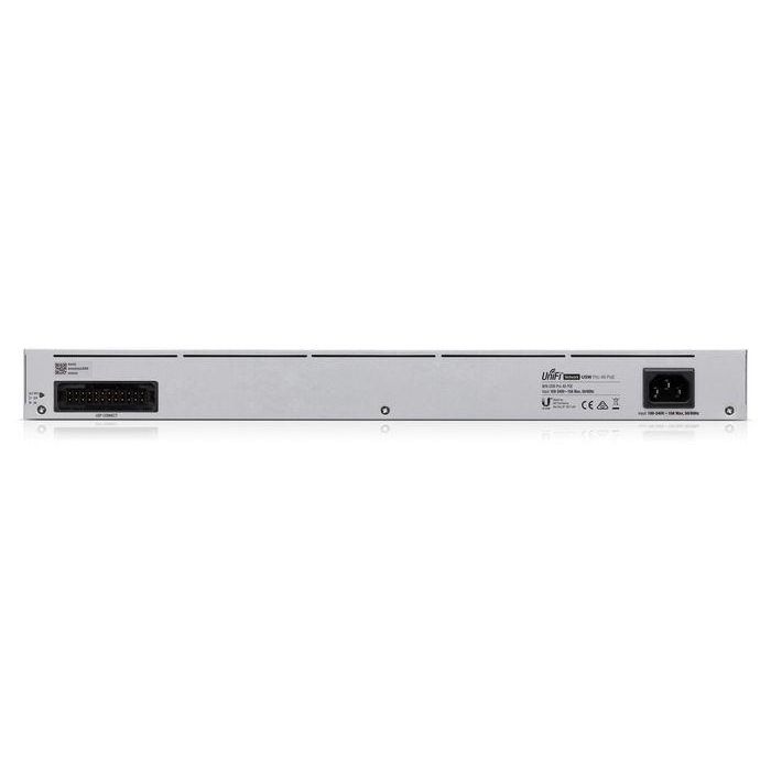 Ubiquiti UniFi Pro Switch Gestionado L2/L3 con 48 Puertos PoE Gigabit Ethernet Montaje en Rack 1U Plata 1 Ubiquiti UniFi Pro Switch Gestionado L2/L3 con 48 Puertos PoE Gigabit Ethernet Montaje en Rack 1U Plata 1