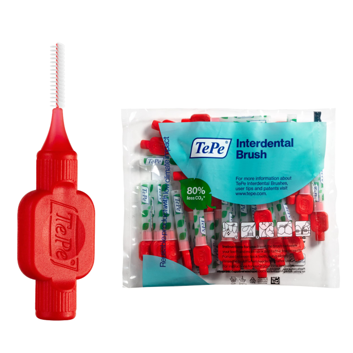 Tepe Angle Interdental Brushes 0,5 Red 25 Piezas