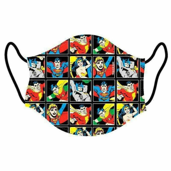 Mascarilla Higiénica de Tela Reutilizable DC Comics Poliéster (1 unidad) 3