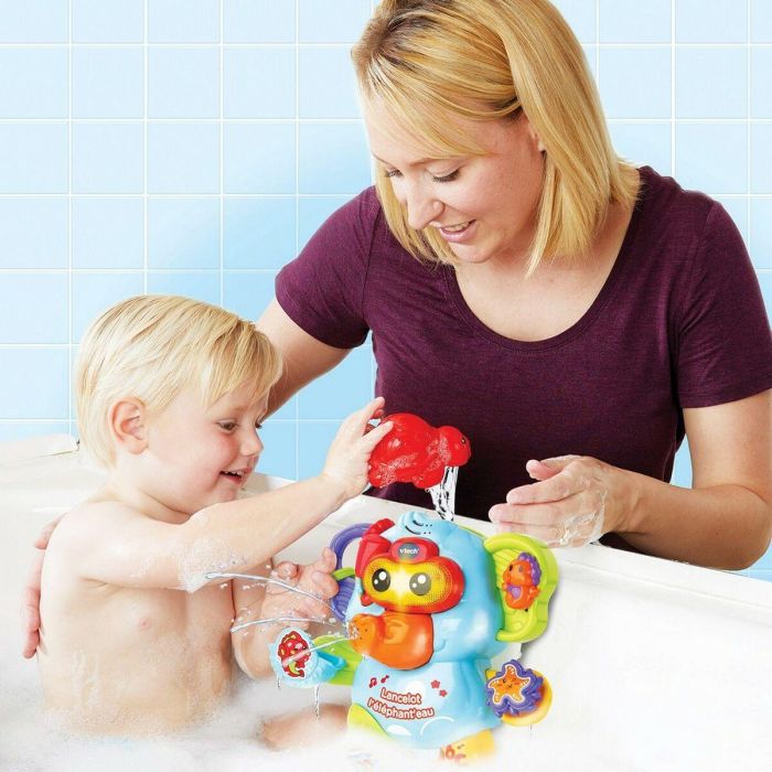 VTECH BABY Lancelot, el Elephant'eau: Juguete de Baño Interactivo, Adorable Elefante que Rocía Agua para Niños y Niñas 1-5 años 1 VTECH BABY Lancelot, el Elephant'eau: Juguete de Baño Interactivo, Adorable Elefante que Rocía Agua para Niños y Niñas 1-5 años 1