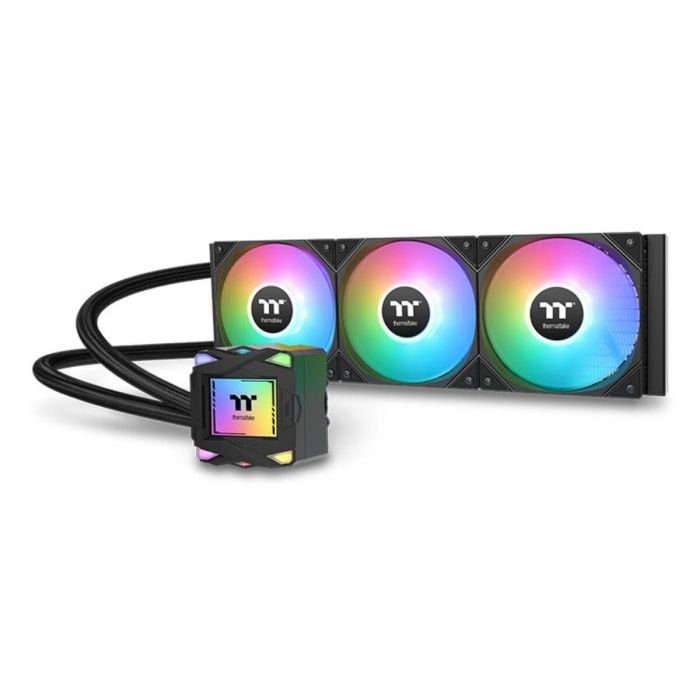 Thermaltake LA360 ARGB Kit de refrigeración líquida para placa base de 12 cm, negro 0 Thermaltake LA360 ARGB Kit de refrigeración líquida para placa base de 12 cm, negro 0