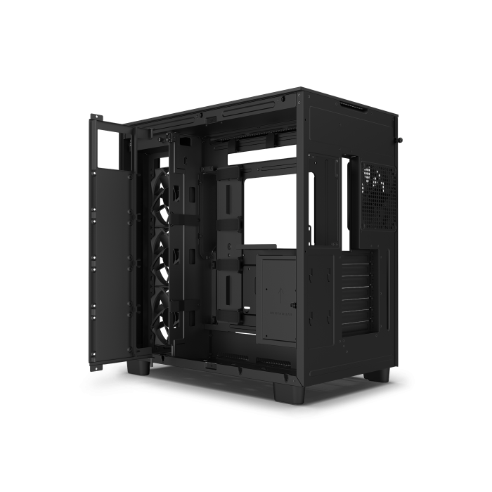 NZXT H9 All Black Midi Tower Negro 5