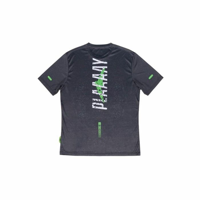 Camiseta Deportiva de Manga Corta Lok Sports Play Negro Pádel 2