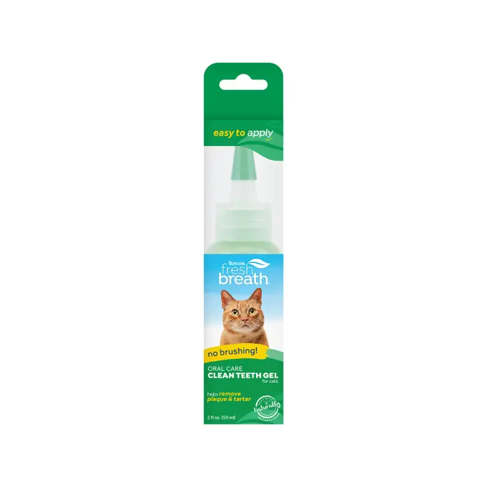 Tropiclean Fresh Breath Gel Dental Sin Cepillado Gato 59 mL