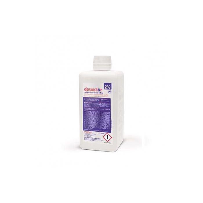 Desinclor Clorhexidina Acuosa 2% 500 mL - Solución Antiséptica para Heridas Desinclor Clorhexidina Acuosa 2% 500 mL - Solución Antiséptica para Heridas