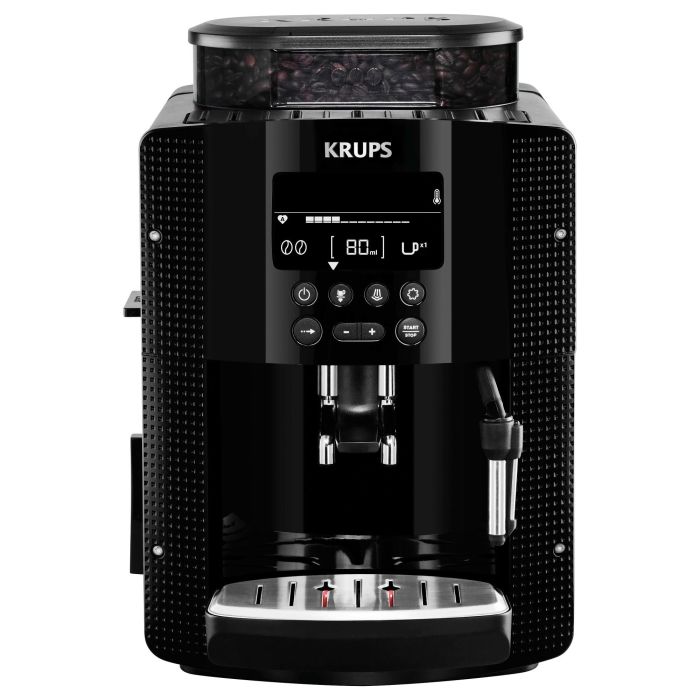 Krups EA8150 Máquina de Café Espresso Automática, Molinillo Integrado, 15 Bares, 1.7L, Ajustable, Negro 0 Krups EA8150 Máquina de Café Espresso Automática, Molinillo Integrado, 15 Bares, 1.7L, Ajustable, Negro 0