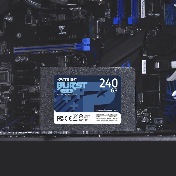 Patriot Burst Elite SSD interno 240GB 2.5" SATA III 450MB/s lectura 320MB/s escritura para PC/Portátil 3 Patriot Burst Elite SSD interno 240GB 2.5" SATA III 450MB/s lectura 320MB/s escritura para PC/Portátil 3