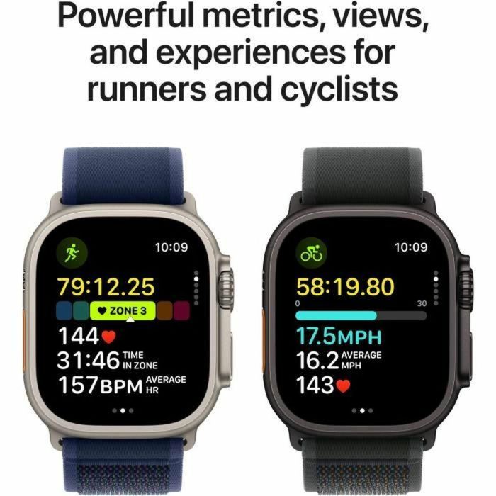 Apple Watch Ultra 2 GPS + Cellular - 49 mm - Caja de titanio negra - Correa negra tipo océano 3 Apple Watch Ultra 2 GPS + Cellular - 49 mm - Caja de titanio negra - Correa negra tipo océano 3