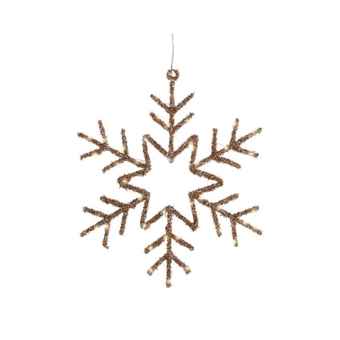 Copo de nieve luz led decorativa interior 38 x 38 cm 1