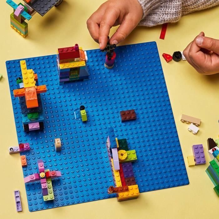 LEGO 11025 Classic The Blue Building Plate 32x32, Base Base para construir, ensamblar y exhibir 1 LEGO 11025 Classic The Blue Building Plate 32x32, Base Base para construir, ensamblar y exhibir 1