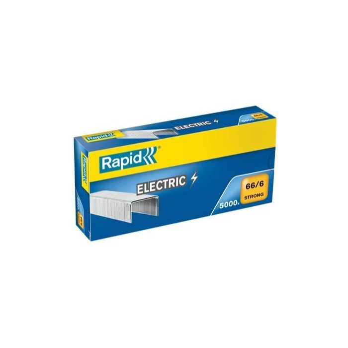 Rapid Grapas Strong 66-6 Electric Galvanizadas -Caja De 5000- Rapid Grapas Strong 66-6 Electric Galvanizadas -Caja De 5000-
