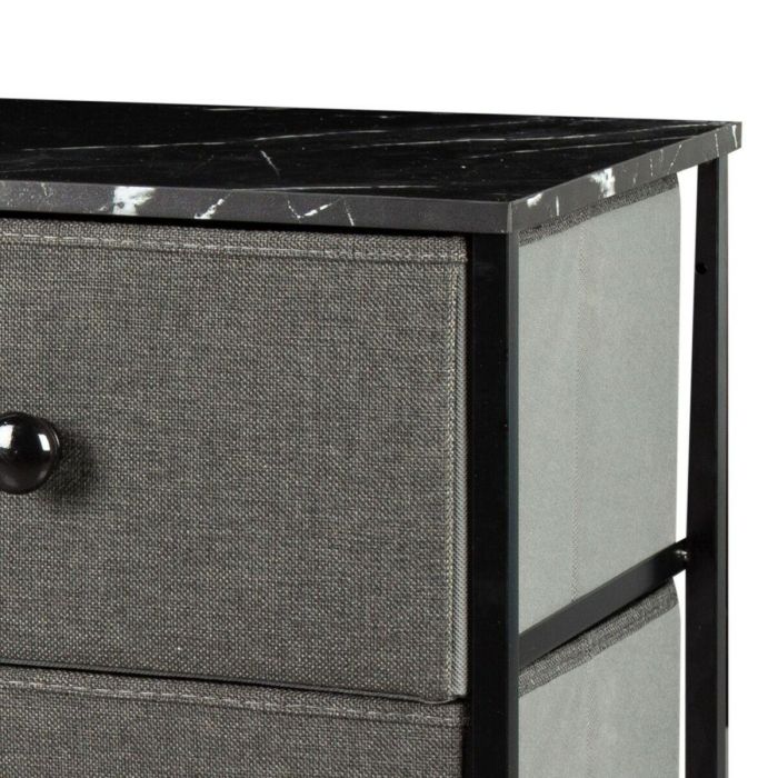 Cómoda Max Home Gris Mármol 80 x 62 x 30 cm 2 Cómoda Max Home Gris Mármol 80 x 62 x 30 cm 2