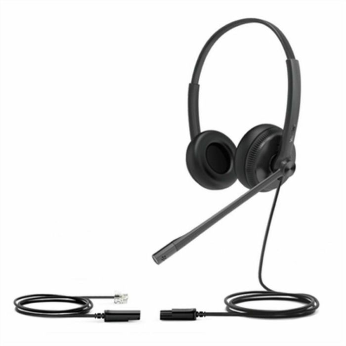 Auriculares con Micrófono Yealink YHS34LITEDUAL Negro