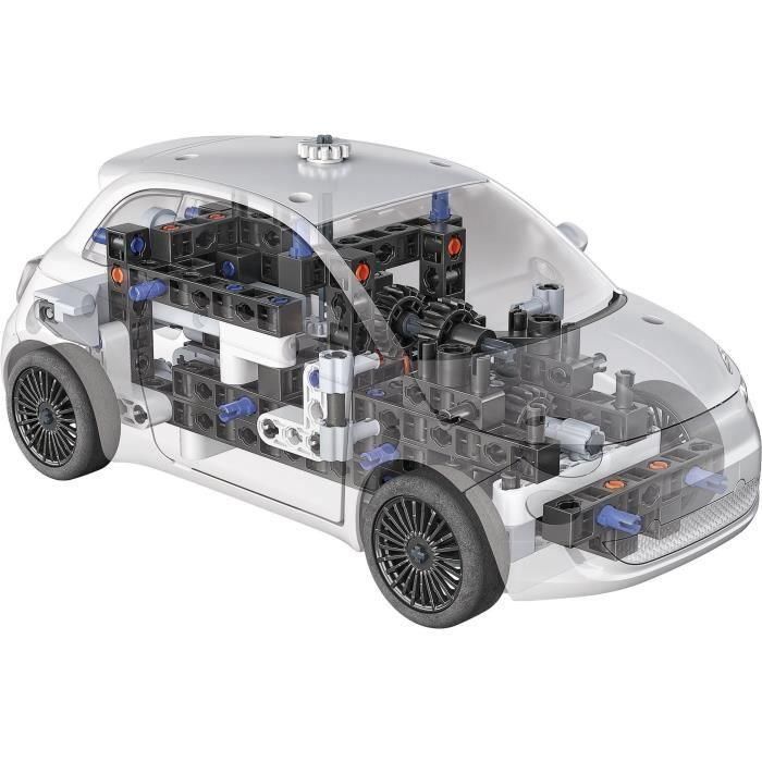 Clementoni - Set de construcción eléctrico Fiat 500 - Aplicación disponible - Made in Italy 3 Clementoni - Set de construcción eléctrico Fiat 500 - Aplicación disponible - Made in Italy 3