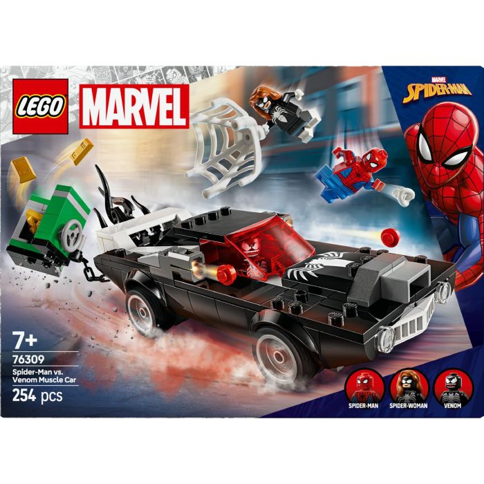 LEGO Juego de Construcción Super Marvel Spider-Man vs Coche Brutal de Venom 254 piezas para niños 7+ años 10 LEGO Juego de Construcción Super Marvel Spider-Man vs Coche Brutal de Venom 254 piezas para niños 7+ años 10