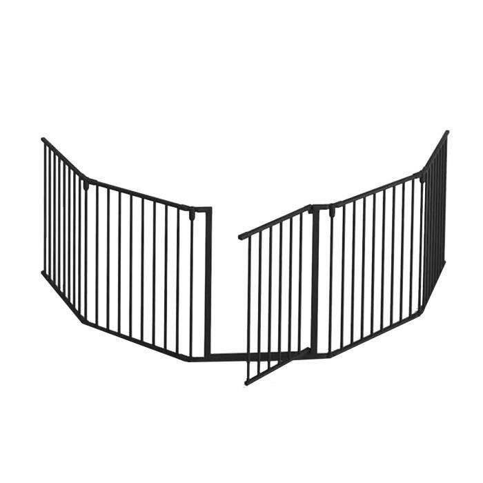 NORDLINGER PRO Cortafuegos plegable con portillo - protección contra incendios para chimeneas y estufas NORDLINGER PRO Cortafuegos plegable con portillo - protección contra incendios para chimeneas y estufas