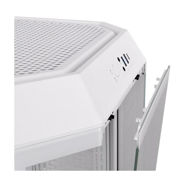 Thermaltake The Tower 300 Micro Torre PC Blanco con 2 Ventiladores de 140mm Preinstalados, Soporte para Discos Duros 2.5 y 3.5 pulgadas 4