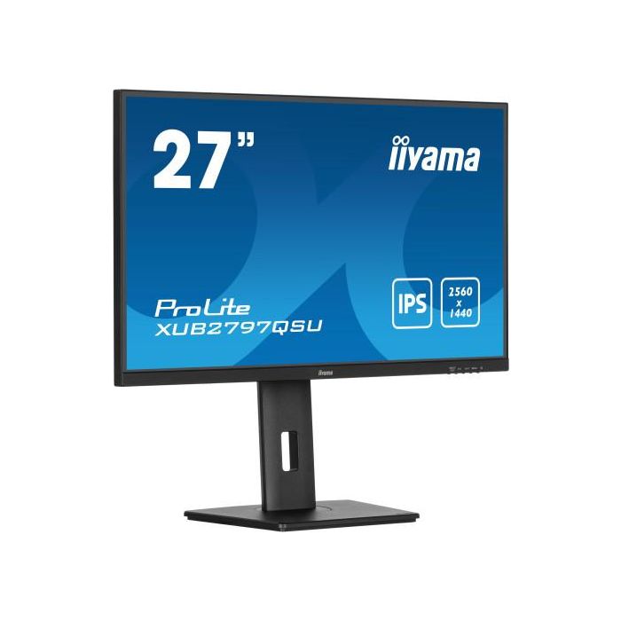 iiyama ProLite XUB2797QSU-B2 pantalla para PC 68,6 cm (27") 2560 x 1440 Pixeles 4K Ultra HD LED Negro 2