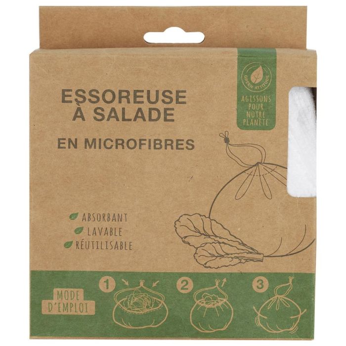 Cook Concept Bolsa Centrifugadora Lechuga Vallee Outlet Microfibra Lavable Reutilizable 1