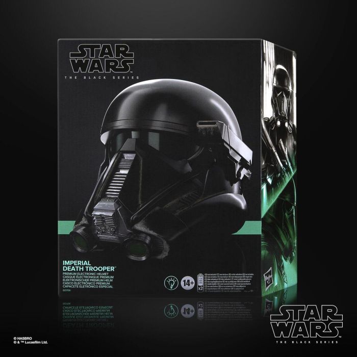 Hasbro Star Wars The Black Series Casco Electrónico Premium de Soldado de la Muerte Imperial con LED Avanzados, Artículo de Cosplay, a partir de 14 Años 8