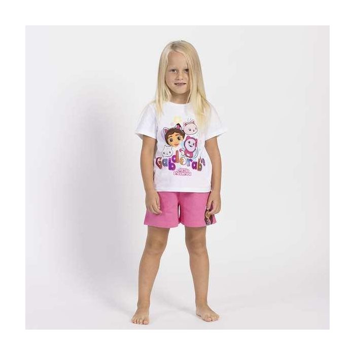Cerdá Conjunto de Ropa 2 Piezas de French Terry con Diseño Gabby's Dollhouse Color Blanco Talla 2 Años 2