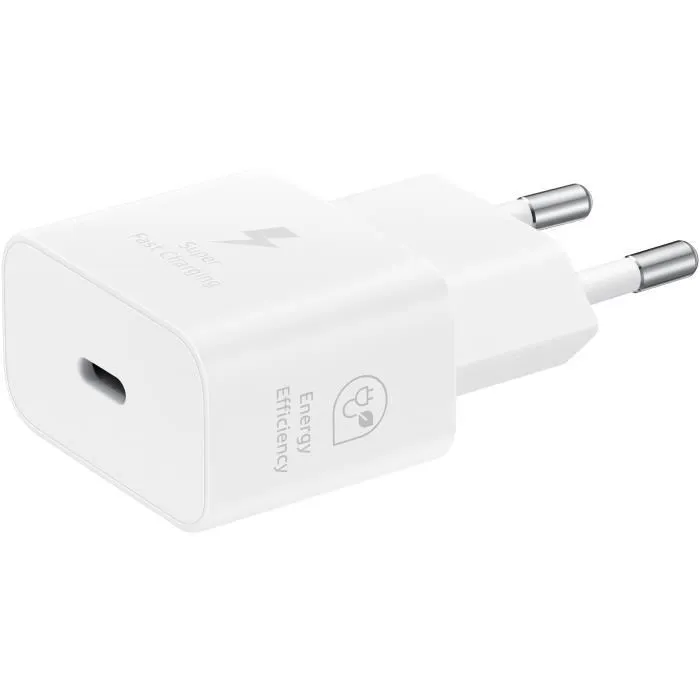 Samsung Adaptador de Corriente 25W (sin cable) Blanco 4