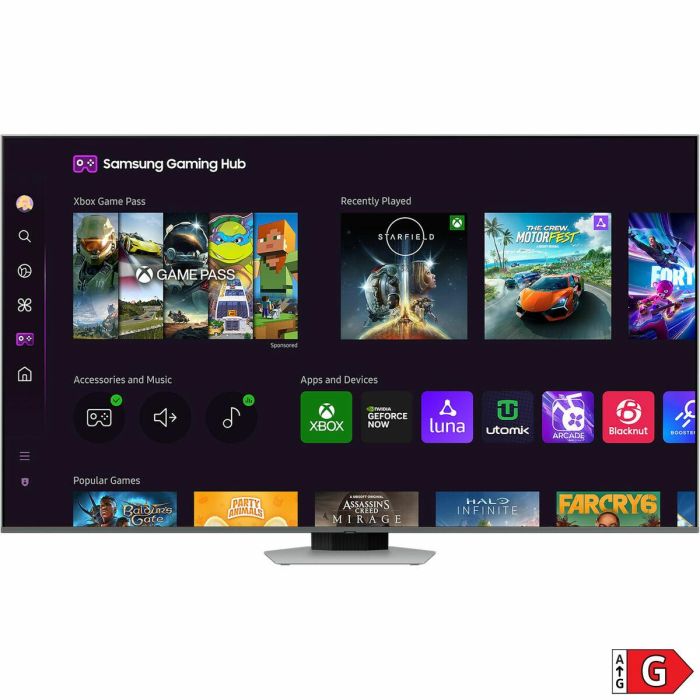 Samsung TV QLED 65" 4K Ultra HD Smart TV Tq65Q80D con Quantum HDR+ y Motion Xcelerator 120Hz 1 Samsung TV QLED 65" 4K Ultra HD Smart TV Tq65Q80D con Quantum HDR+ y Motion Xcelerator 120Hz 1