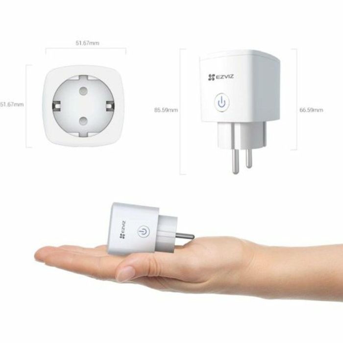 Enchufe Inteligente Ezviz T30-10B-EU 10 A 11 Enchufe Inteligente Ezviz T30-10B-EU 10 A 11