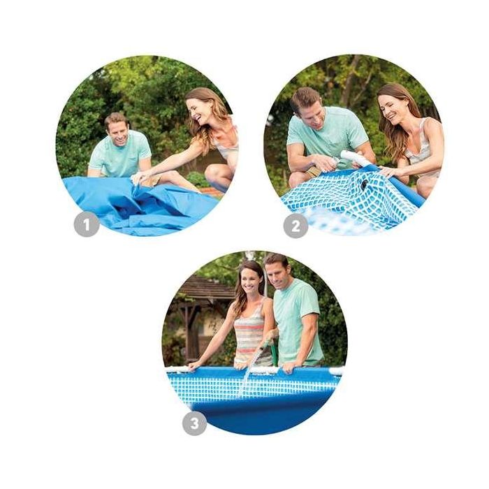 Intex Piscina Metal Frame Redonda 305x76cm 4485L Sin Depuradora para Niños y Adultos 12