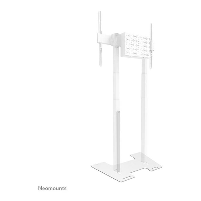 Newstar AFP-875WH Placa de Suelo Atornillable Blanco Acero - Compatible con FL55-875WH1 y WL55-875WH1, 864x600x9.5 mm