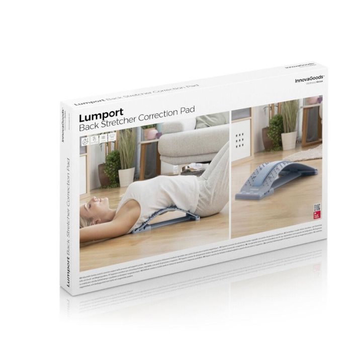 Soporte Corrector de Estiramiento Lumbar con Puntos de Presión y Magnéticos Lumport InnovaGoods 1