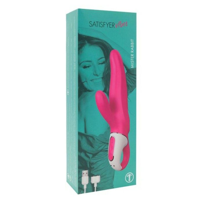 Vibrador conejito Satisfyer Satisfyer Vibes Rosa 1 Vibrador conejito Satisfyer Satisfyer Vibes Rosa 1