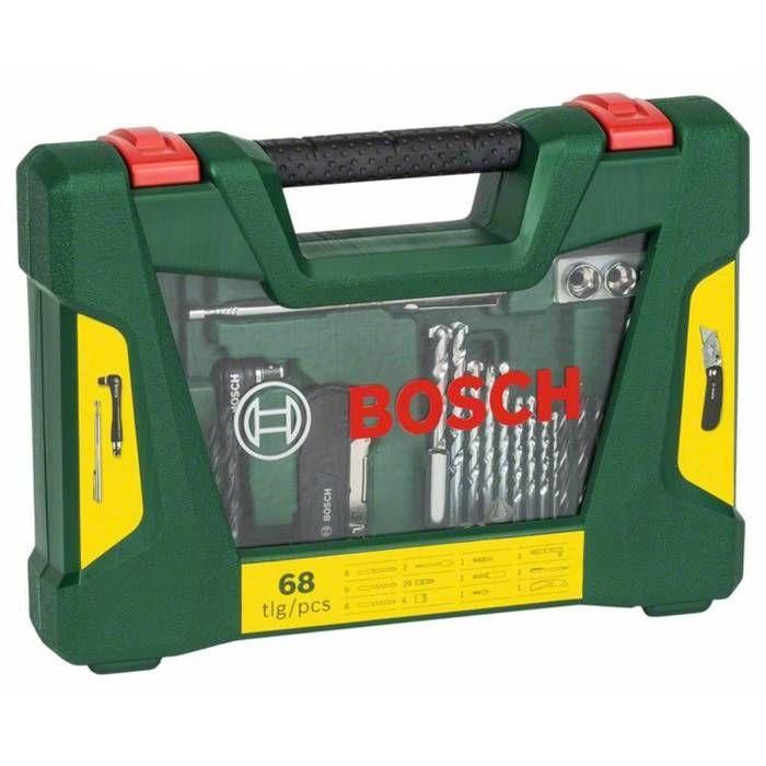 Bosch Accessories Caja V-Line 68 piezas para Taladrar y Atornillar con Brocas HSS-R, Madera, Puntas de Destornillador y Engranaje Angular 1 Bosch Accessories Caja V-Line 68 piezas para Taladrar y Atornillar con Brocas HSS-R, Madera, Puntas de Destornillador y Engranaje Angular 1