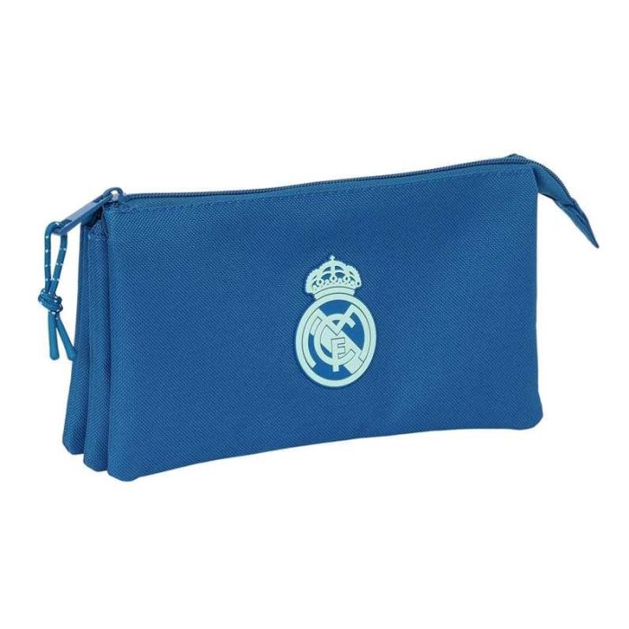 Safta Portatodo Triple Real Madrid Chica Azul 22x12x3 cm 3