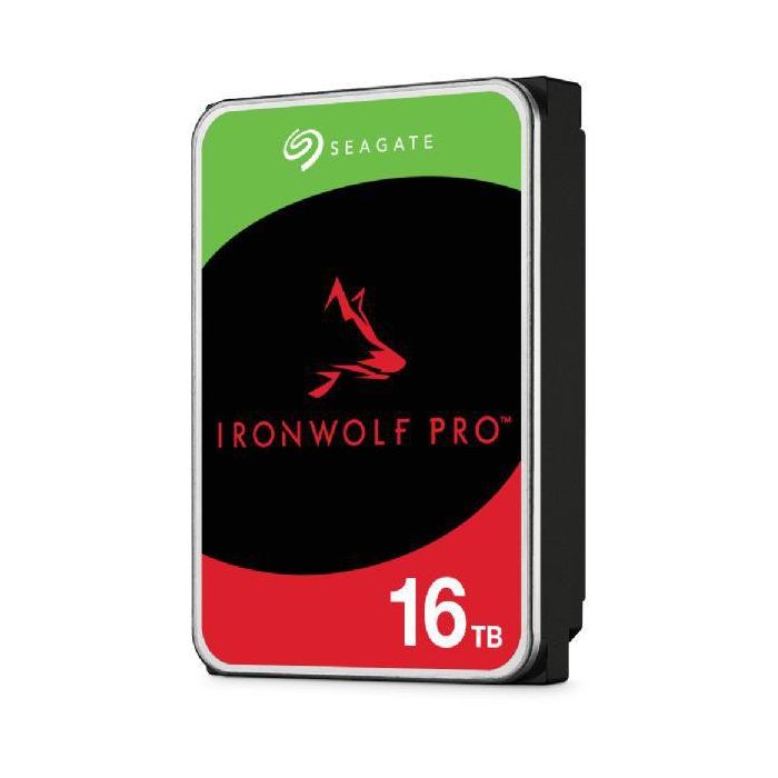 Seagate IronWolf Pro Disco Duro Interno 3.5 pulgadas 16 TB SATA 6Gb/s para NAS y Sistemas RAID Empresariales 24/7 Alto Rendimiento 1