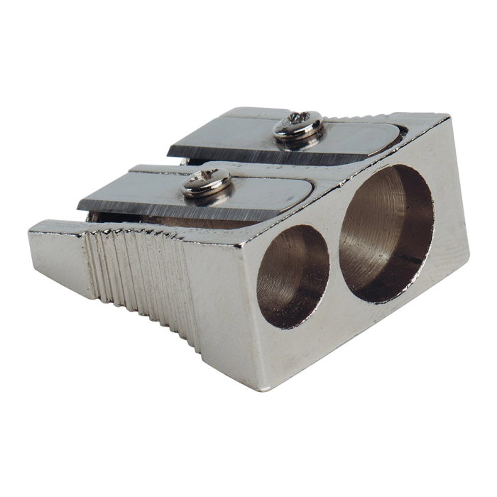 Q-connect Sacapuntas Metálico 2 Usos Cuña 0 Q-connect Sacapuntas Metálico 2 Usos Cuña 0