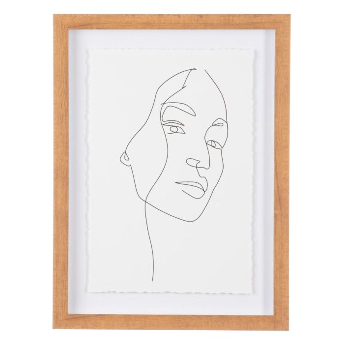 Cuadro Impresión Rostro 2/M Ps/Cristal 30 X 2,50 X 40 cm