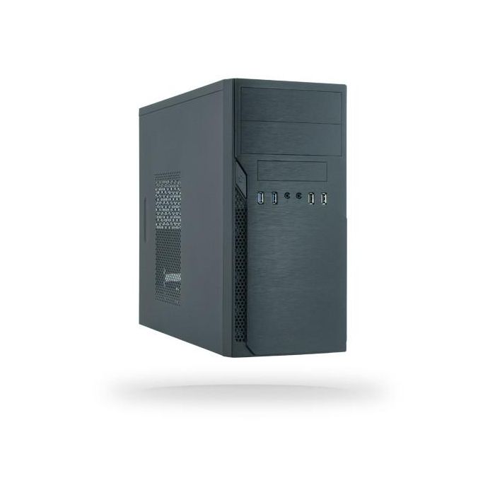 Chieftec HO-12B-350GPB Mini Torre PC 350W Elox Serie micro ATX Negro para placas base de 14cm
