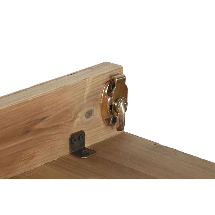 Mesa de Comedor Home ESPRIT Natural Abeto 100 x 100 x 78 cm 13