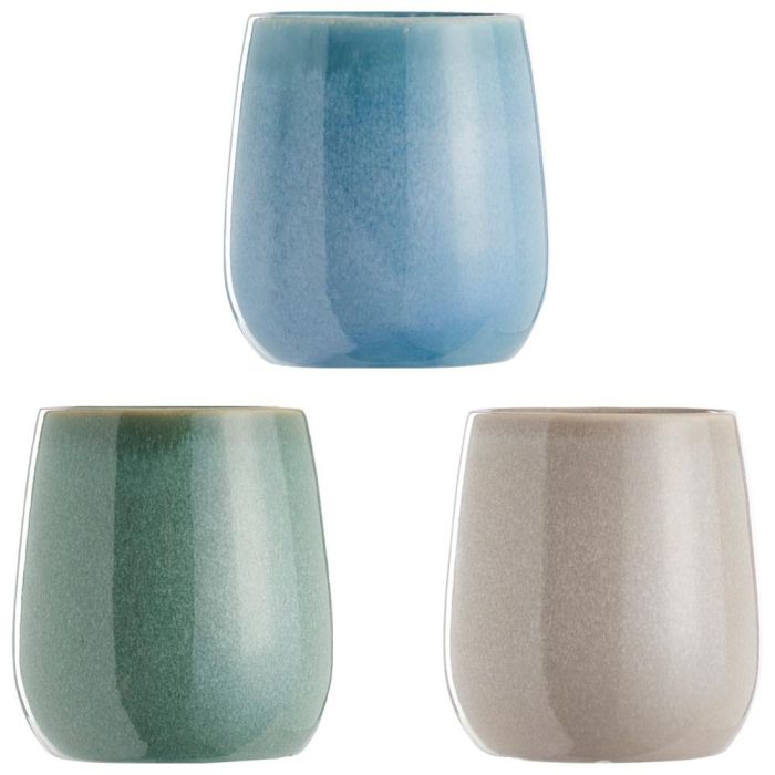 Day Vaso Diámetro 8 cm Altura 10,5 cm Colores Surtidos Azul Tapiz Verde Taladro Gris Sílex 2
