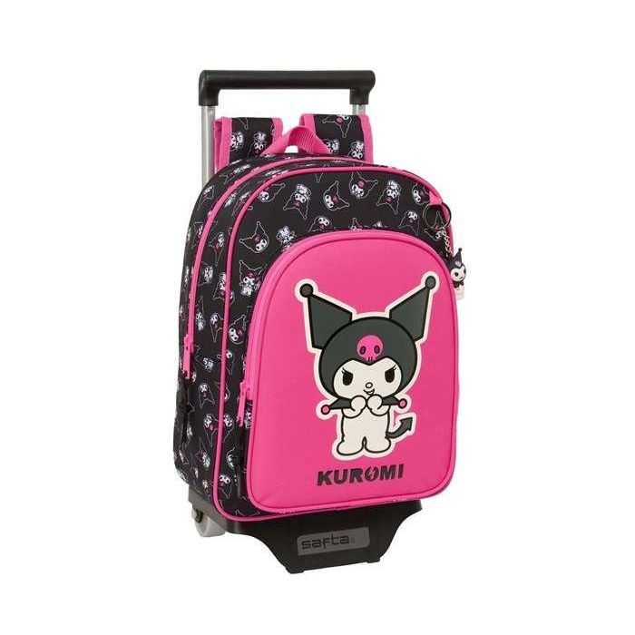 Safta Mod. 185 705 Mochila con Carro Kuromi 340x110x260 mm 0 Safta Mod. 185 705 Mochila con Carro Kuromi 340x110x260 mm 0