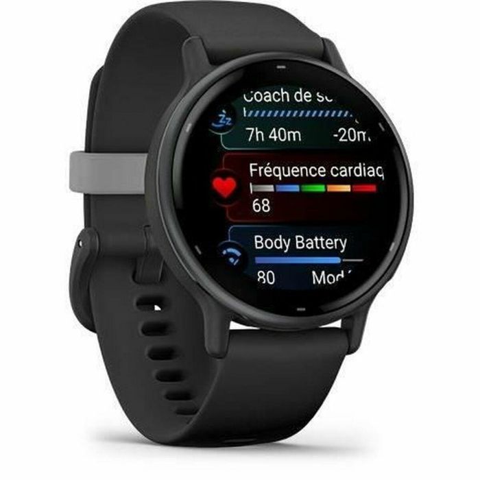 Garmin AAAAH39016 Reloj GPS Vivoactive 5, Smartwatch con WiFi, Pantalla 30.4mm (1.2"), Gris con Correa Negra 24