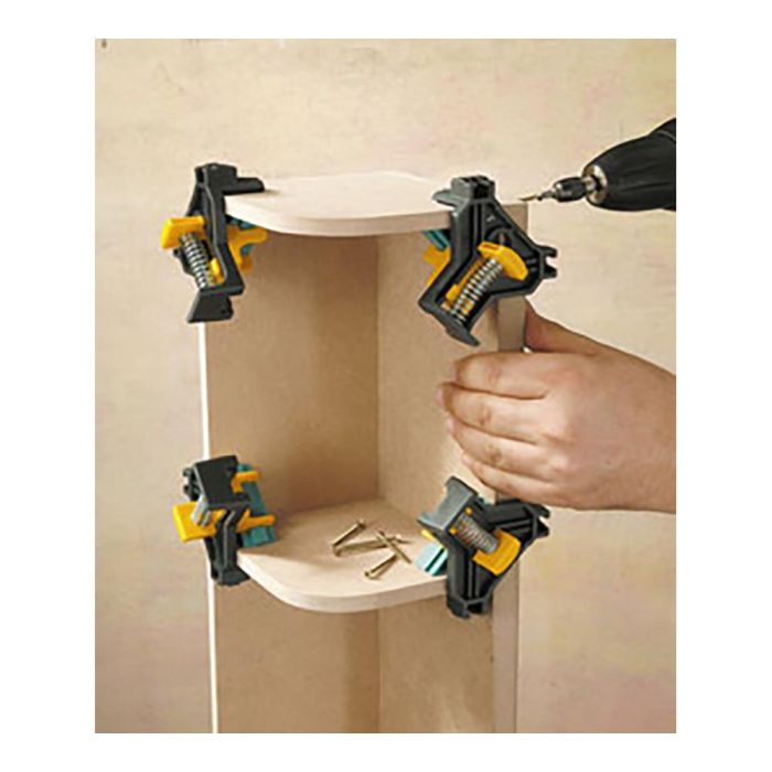 Wolfcraft Sargento para esquinas 3051000 para fijar tablas en ángulo de 90°, hasta 22 mm, fijación monomanual 3 Wolfcraft Sargento para esquinas 3051000 para fijar tablas en ángulo de 90°, hasta 22 mm, fijación monomanual 3