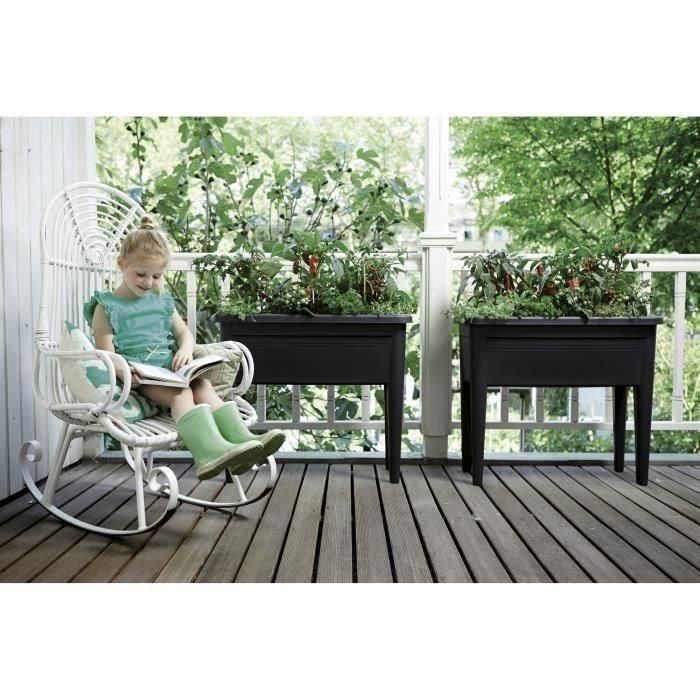 Mesa de cultivo ELHO Green Basics XXL - Negro brillante 2 Mesa de cultivo ELHO Green Basics XXL - Negro brillante 2