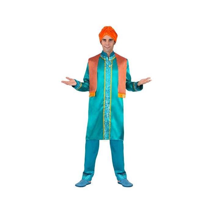 Disfraz hombre hindú talla XL (camisa, pantalón, bufanda y turbante) Disfraz hombre hindú talla XL (camisa, pantalón, bufanda y turbante)