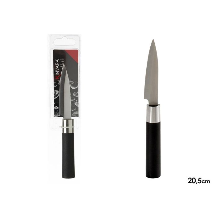 Kinvara Cuchillo Pelador Acero Inoxidable con Mango Negro, Hoja 10x2.5 cm, Dimensiones 20.5x20.5x2 cm (Set de 24) Kinvara Cuchillo Pelador Acero Inoxidable con Mango Negro, Hoja 10x2.5 cm, Dimensiones 20.5x20.5x2 cm (Set de 24)