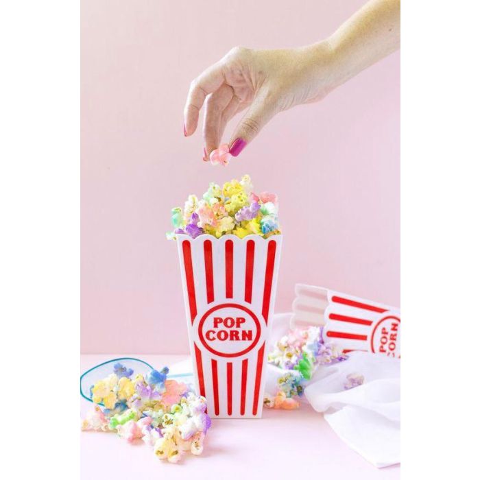 Cubo para palomitas de plástico Algon 9.5 x 19.3 cm (24 Unidades) 5