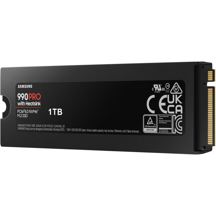 Samsung 990 PRO M.2 NVMe PCIe 4.0 x4 1TB con Disipador para Gaming 4
