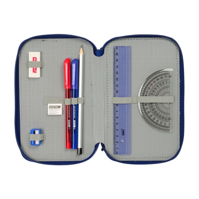 Plumier Triple F.C. Barcelona Azul marino 12,5 x 19,5 x 5,5 cm 37 Piezas 2 Plumier Triple F.C. Barcelona Azul marino 12,5 x 19,5 x 5,5 cm 37 Piezas 2